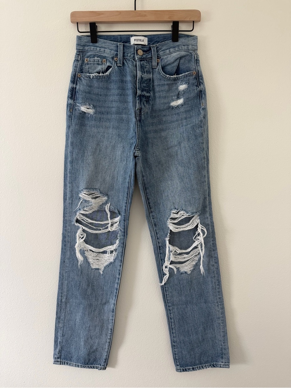 PISTOLA Cassie High Waist Straight Leg Jeans size 24